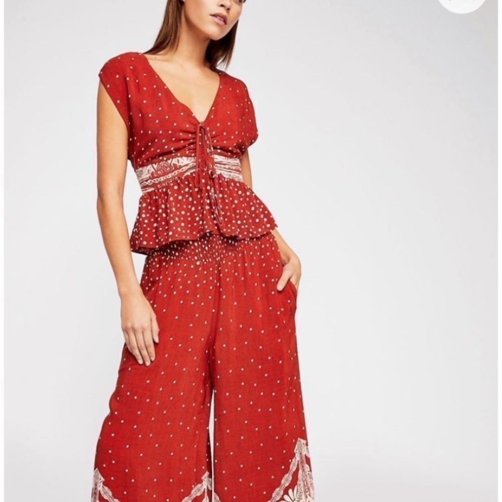 NWOT Free People Babylon River Top